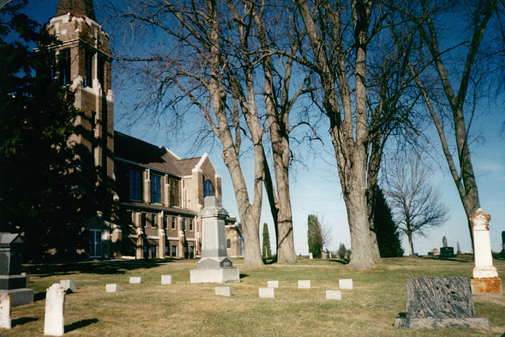H. Church, seen from Cementary  -
- kirken sett fra kirkegrden